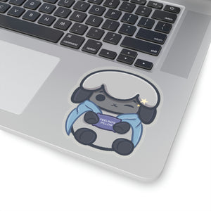 Winking Feelings Pillow Woolie Sticker