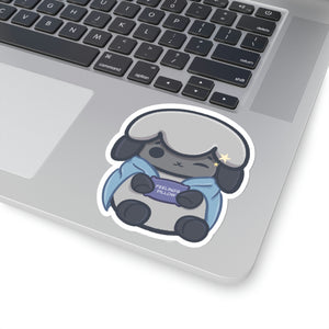 Winking Feelings Pillow Woolie Sticker