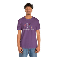 Load image into Gallery viewer, Self care isn't selfish T-shirt

